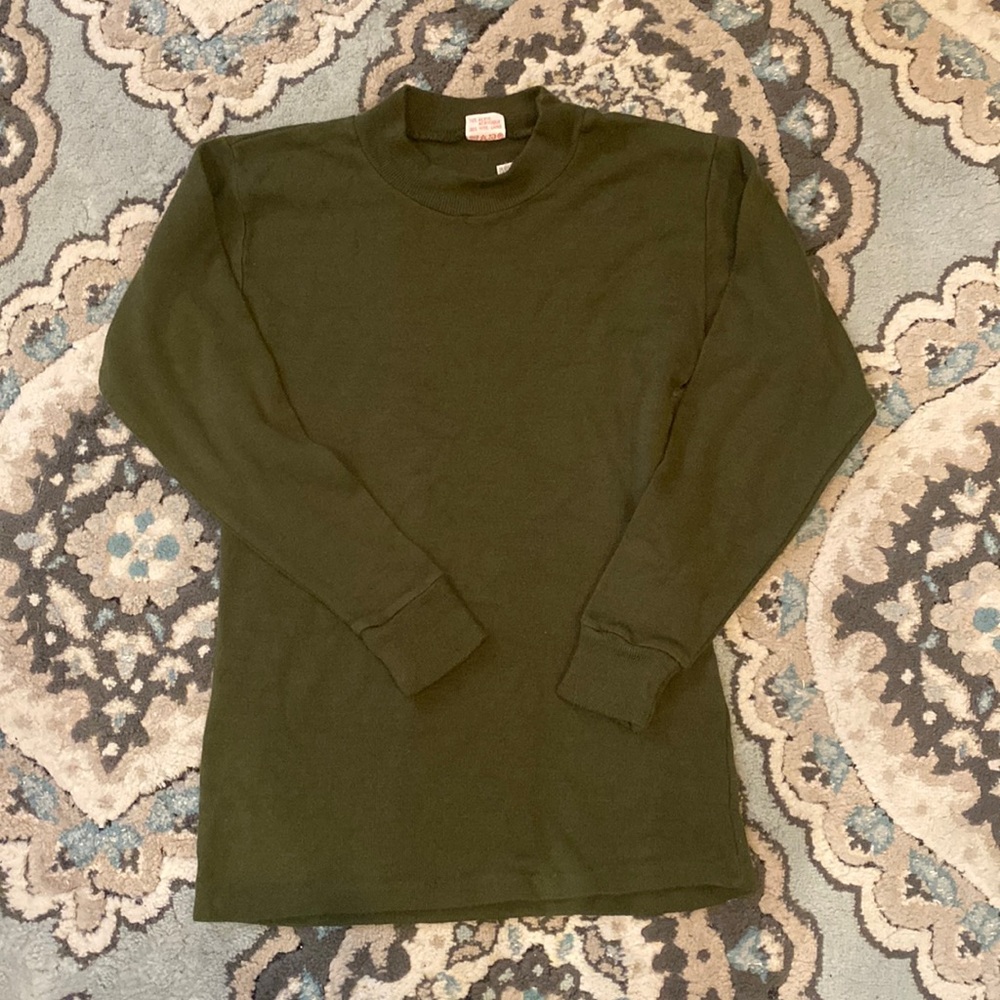 Vintage Begetex 1979 wool military shirt. Adult mens small. Pristine condition